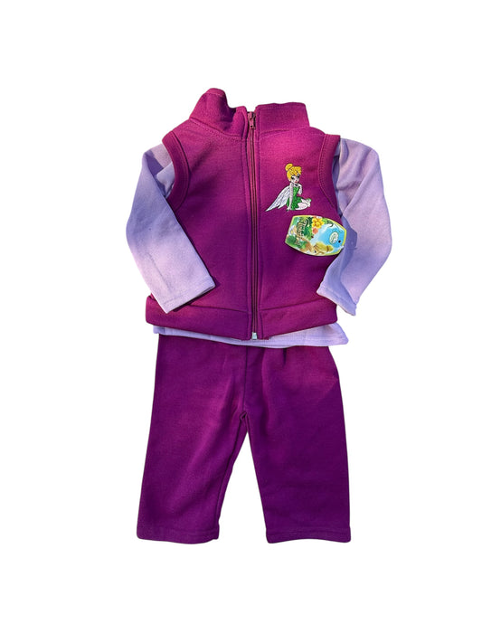 Purple Tinker Bell 3 piece set