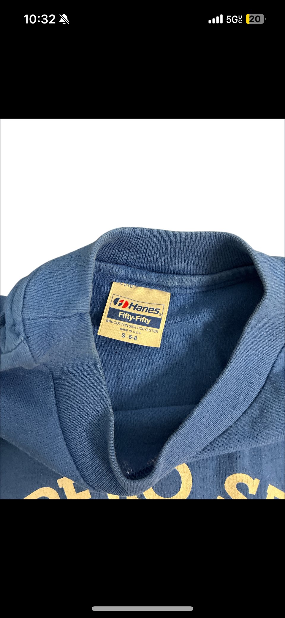 Blue t-shirt