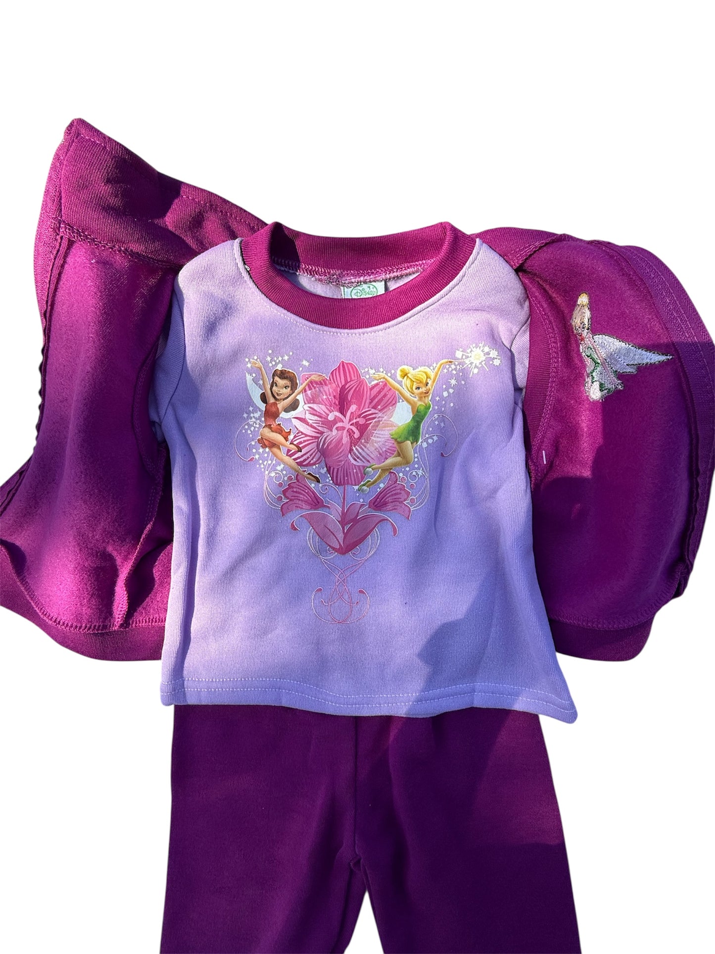 Purple Tinker Bell 3 piece set