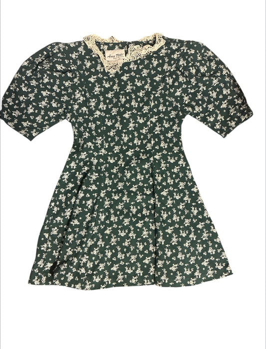 Green Flower Dress