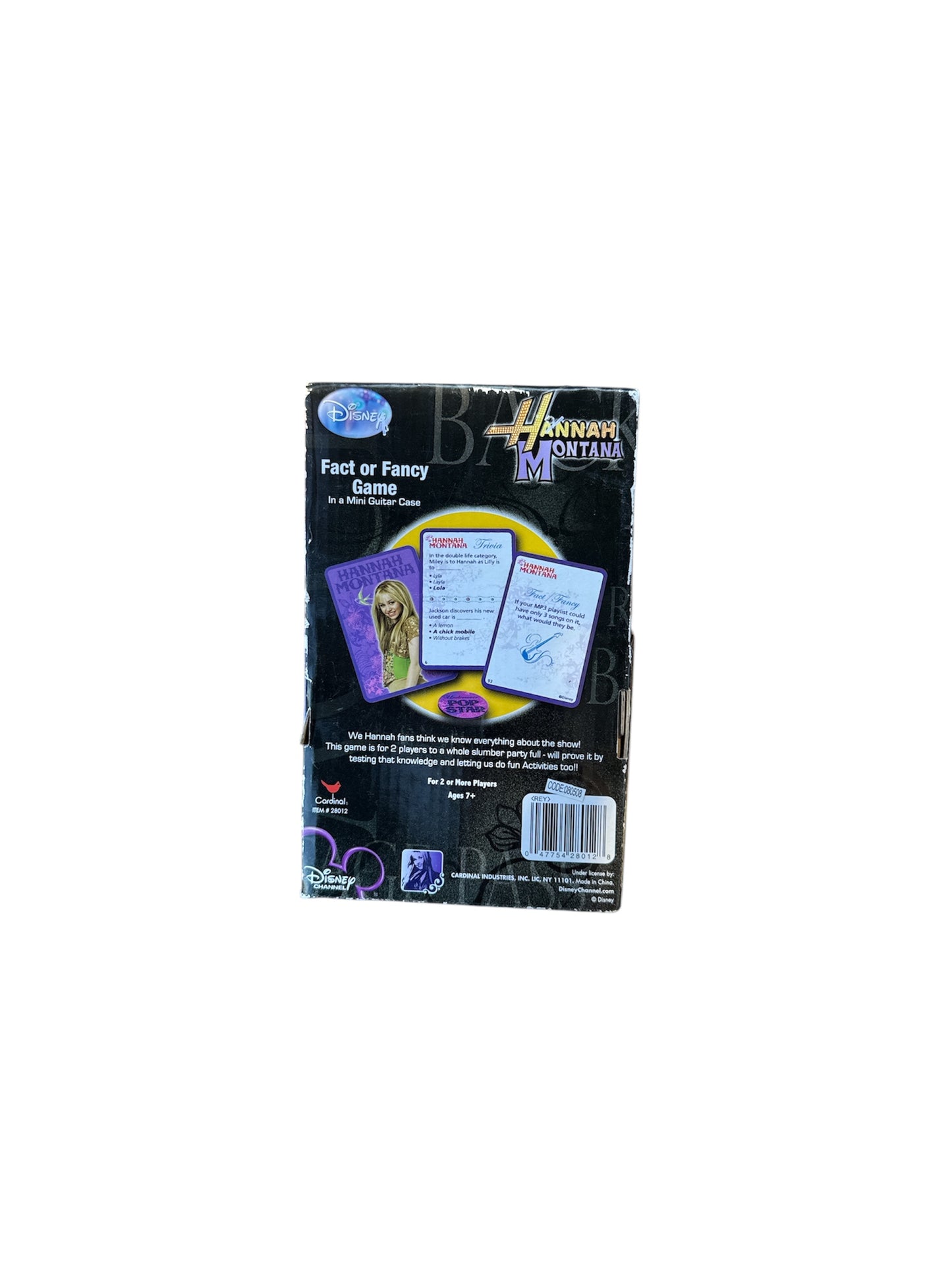 Hannah Montana Card Game