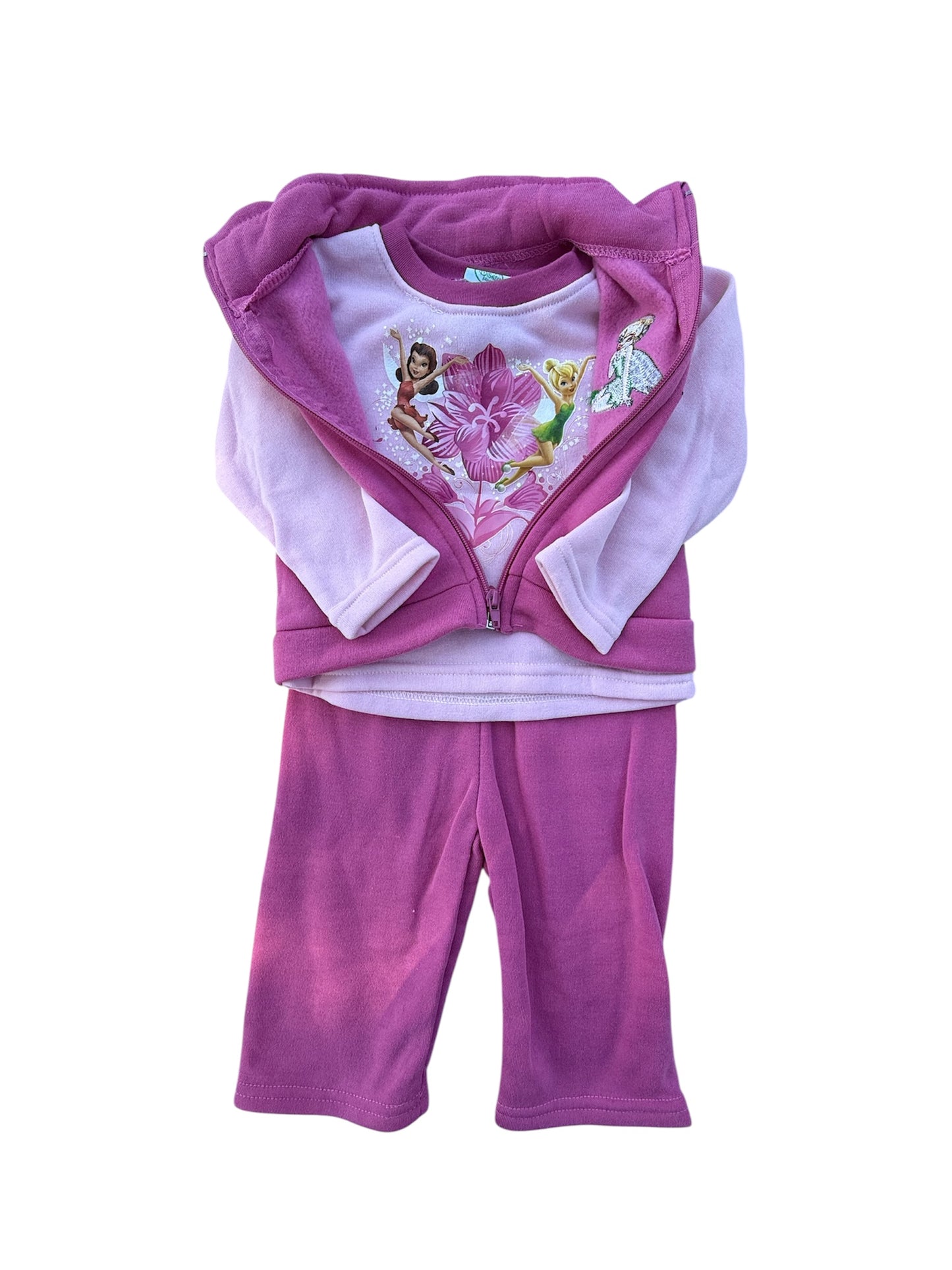 Pink Tinker Bell 3 piece set