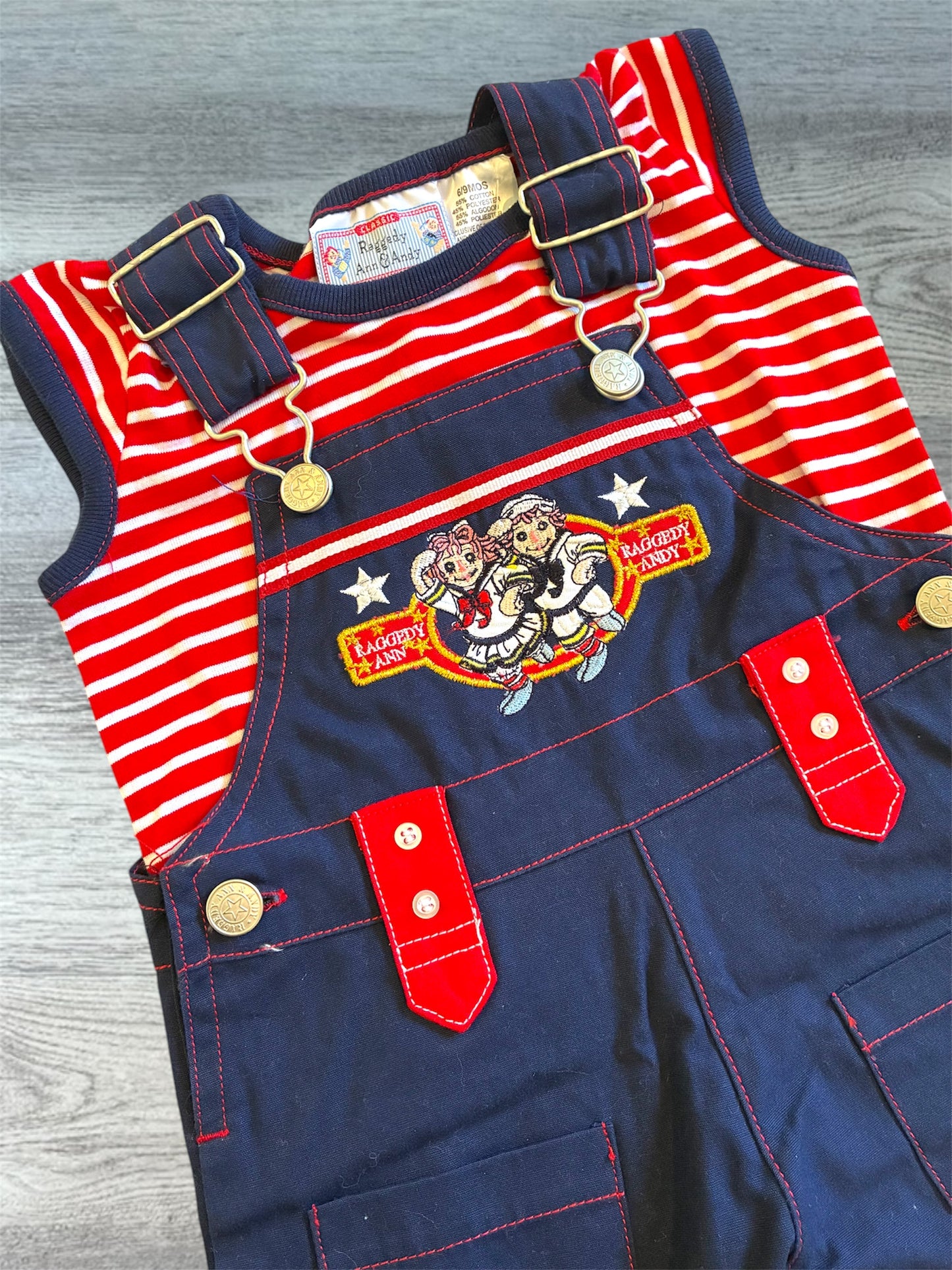 Raggedy Ann & Andy Overalls