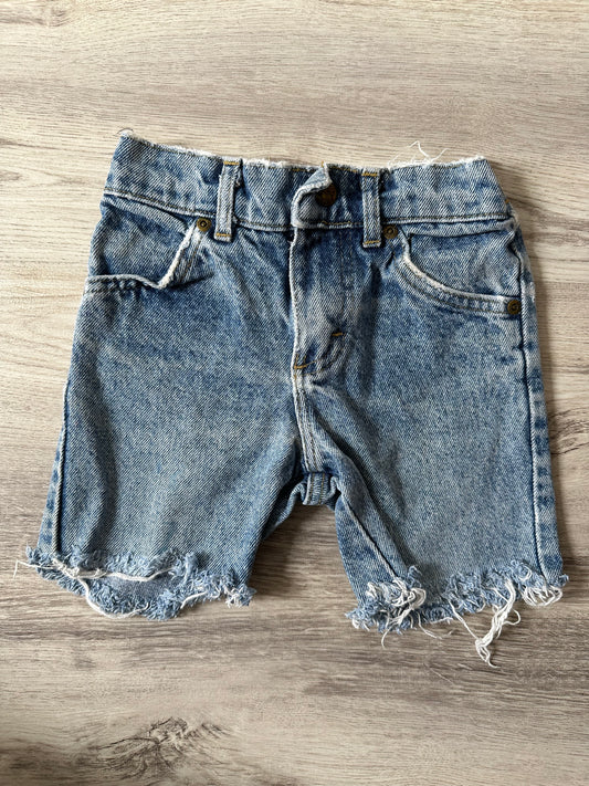 Lee Cut-Up Jean Shorts