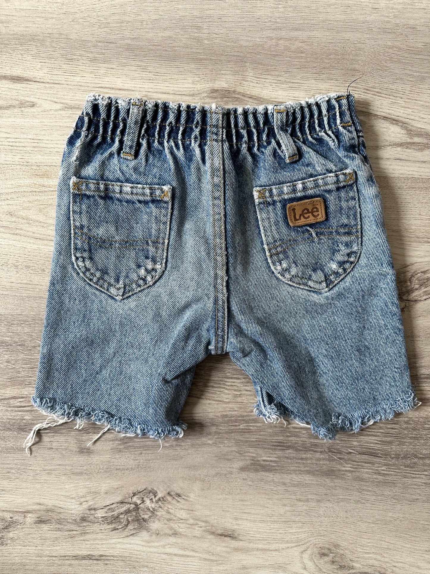 Lee Cut-Up Jean Shorts