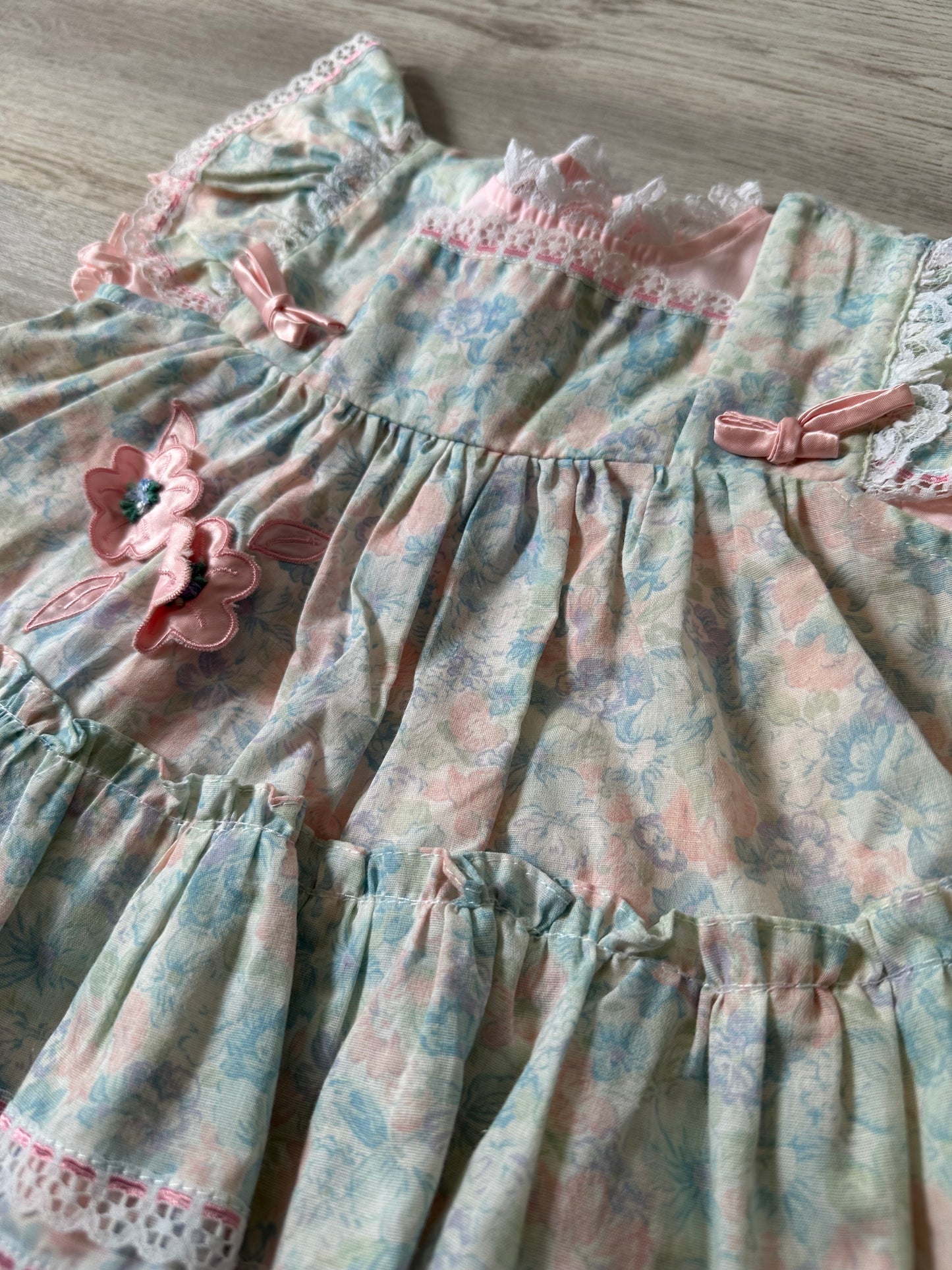Floral Dress (Pink & Blue)