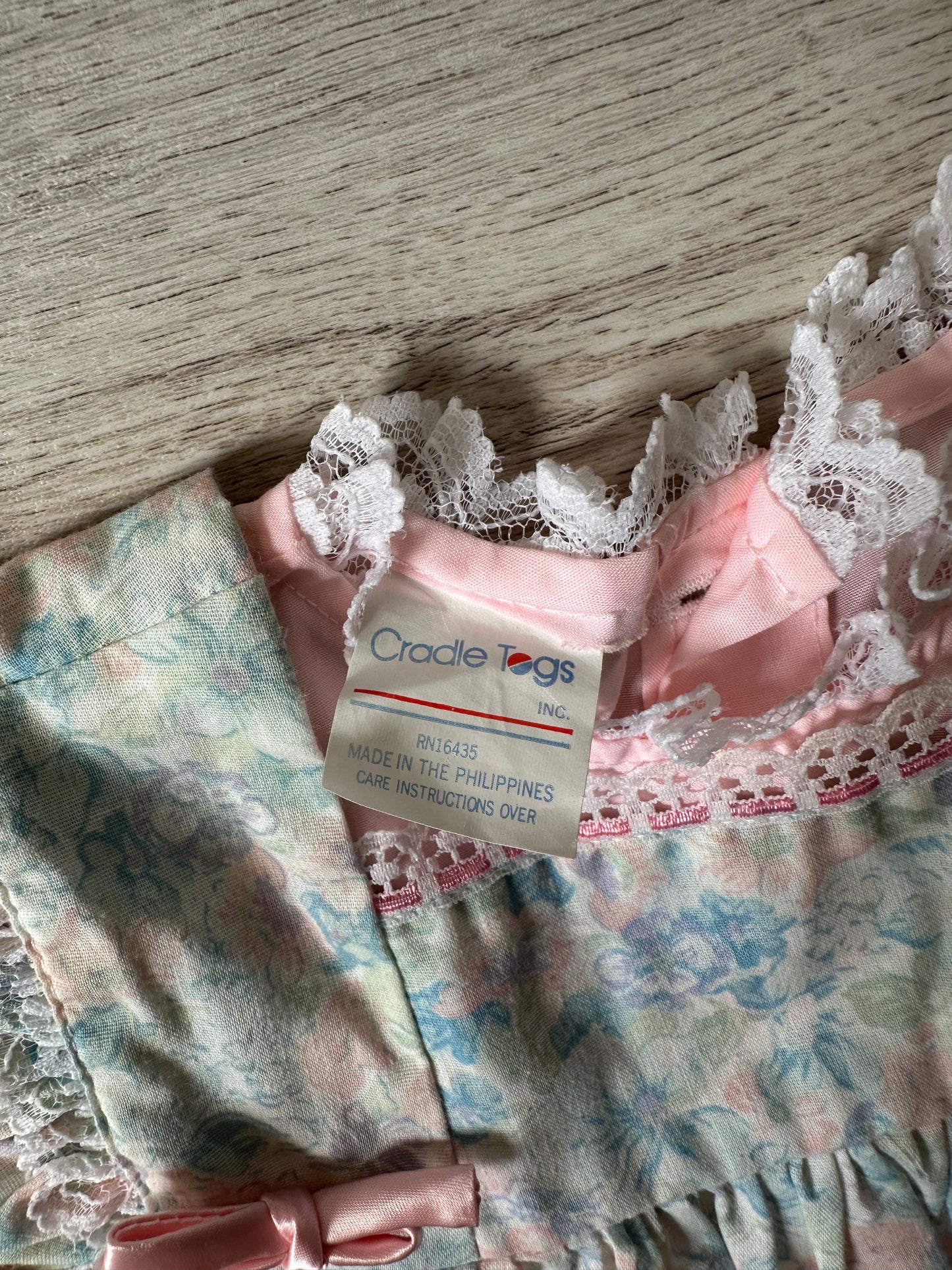 Floral Dress (Pink & Blue)