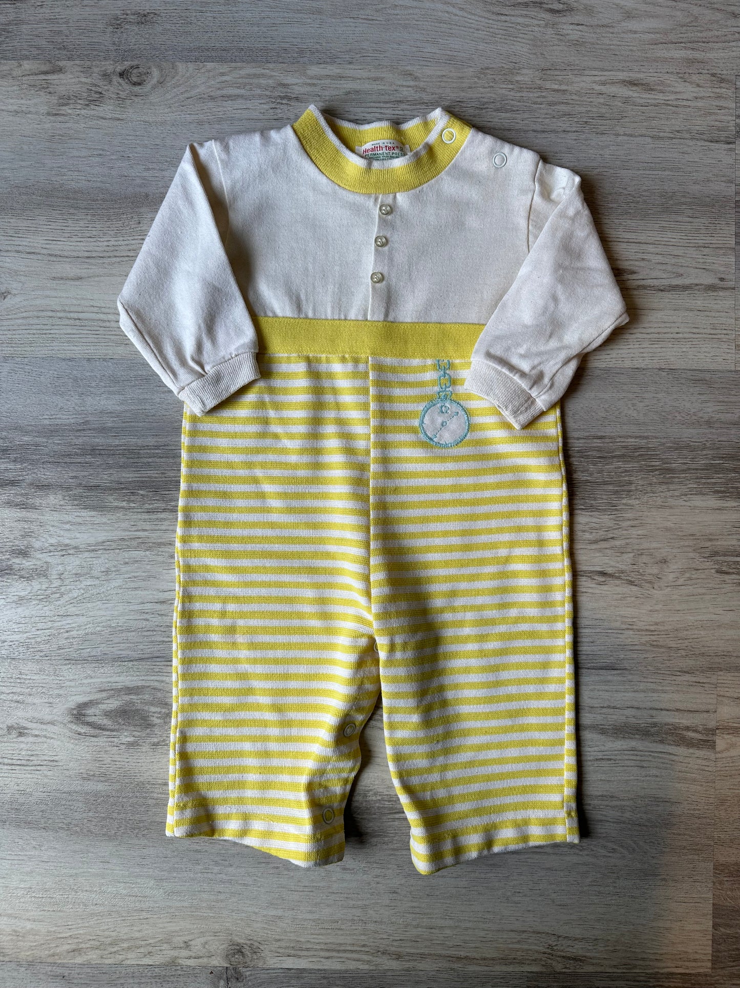 Striped Stopwatch Onesie