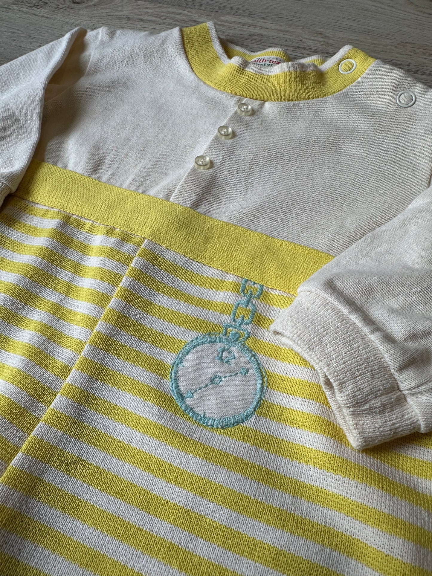 Striped Stopwatch Onesie