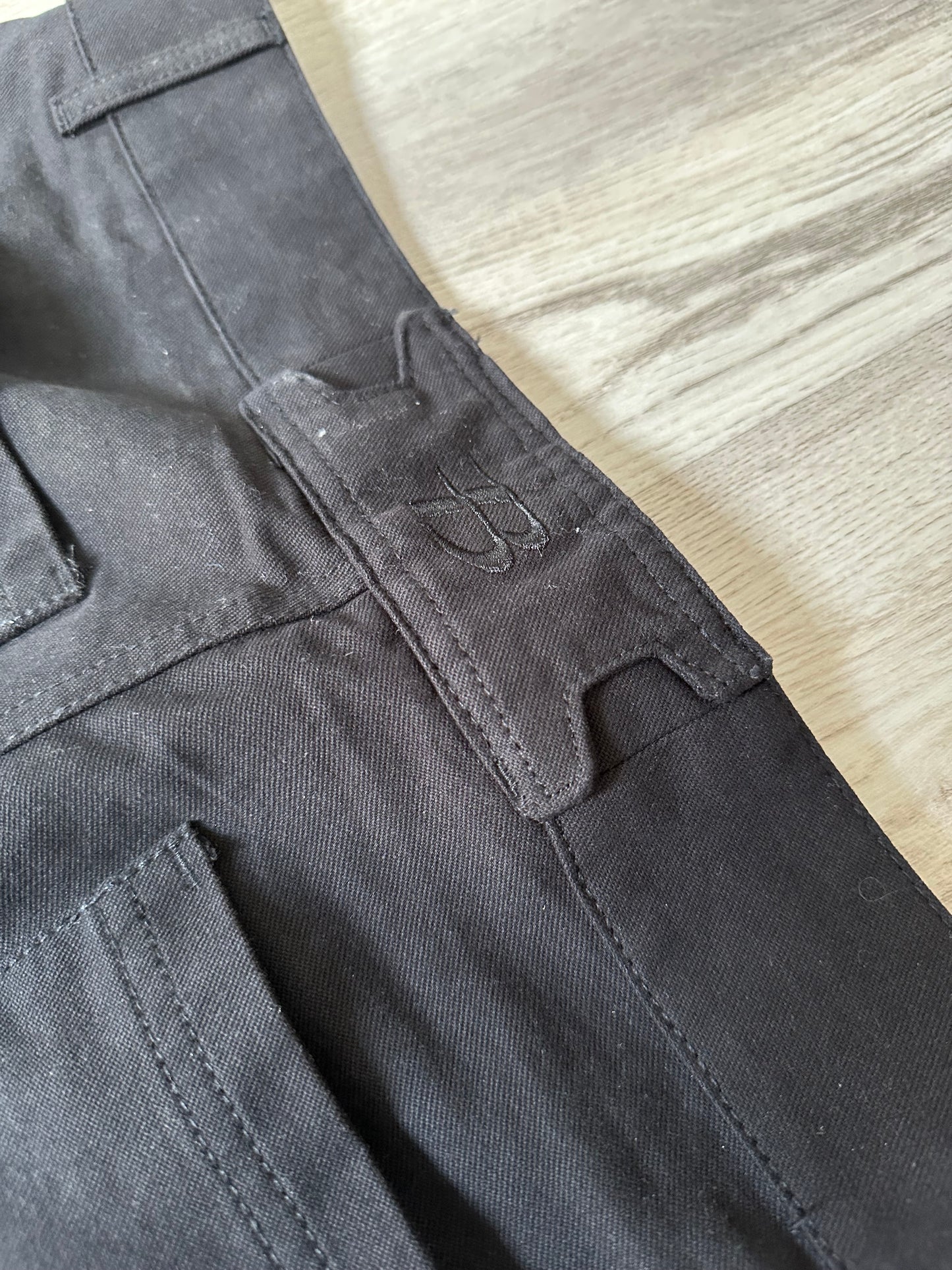Black Tailor Cargo Pants