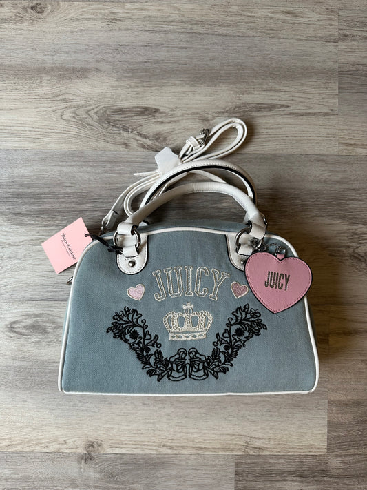 Juicy Couture Retro Chic Denim Bowler Bag