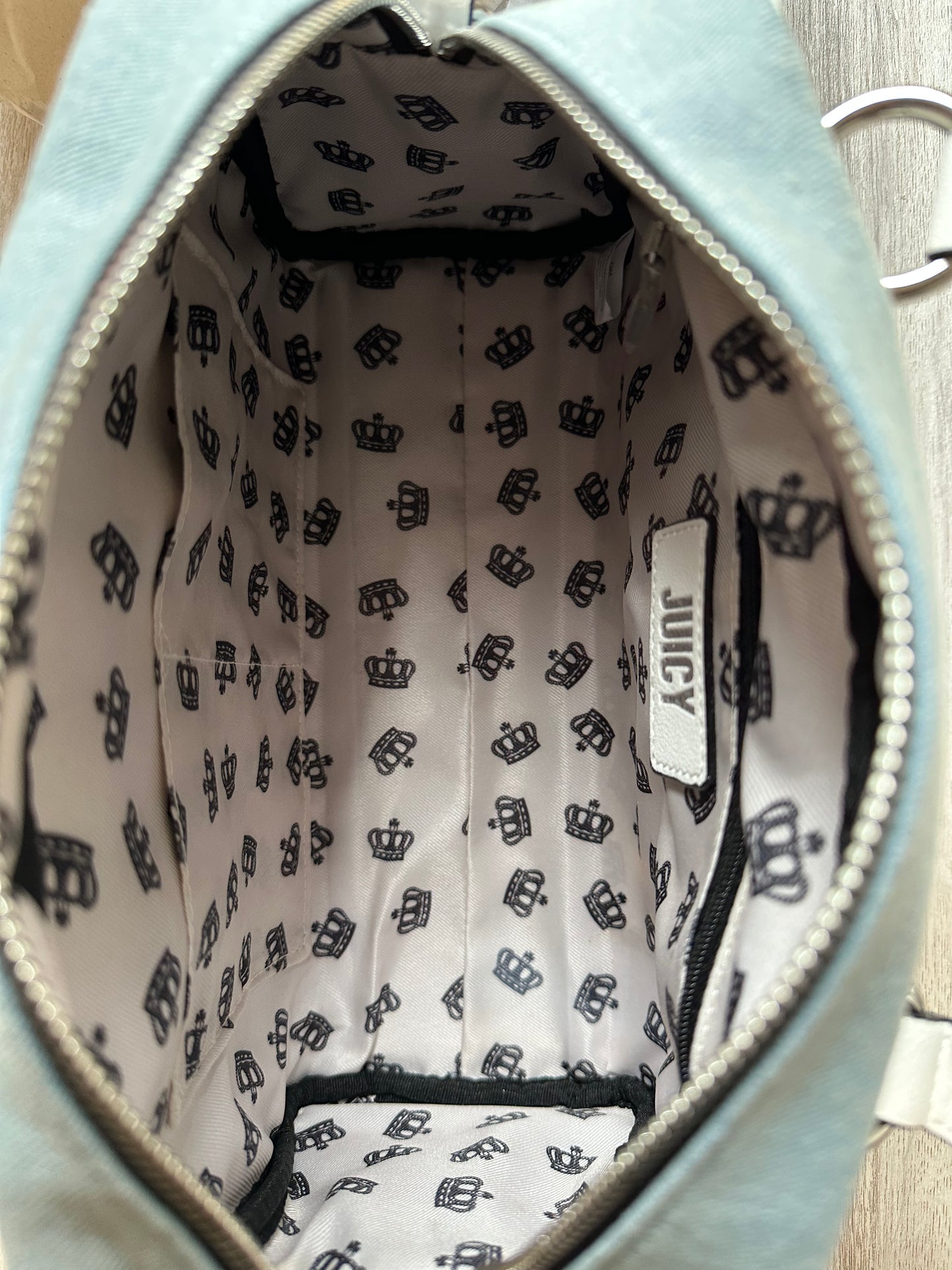 Juicy Couture Retro Chic Denim Bowler Bag