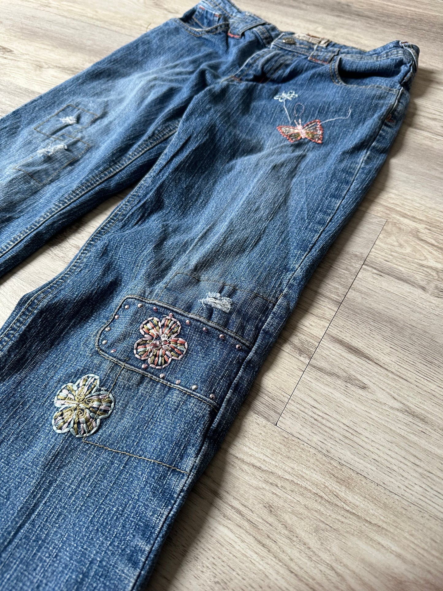 Butterfly Flared Jeans