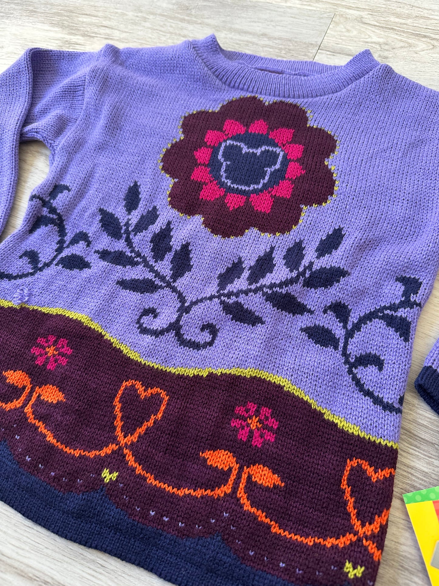 Disney Flower Knit Sweater