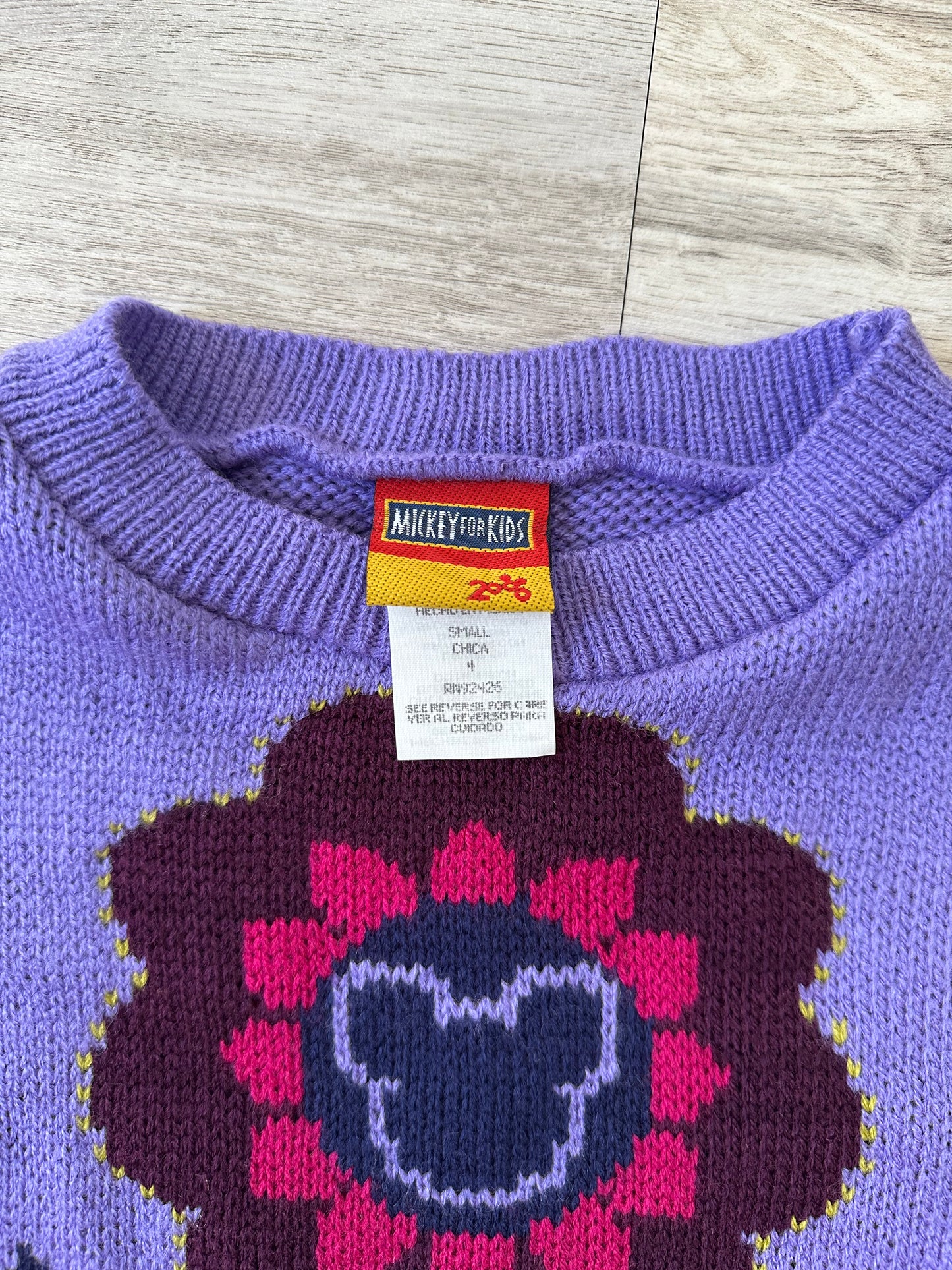Disney Flower Knit Sweater