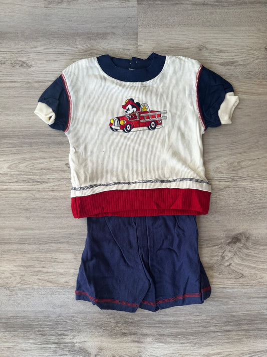 Firefighter Mickey Mouse 2-Piece Set