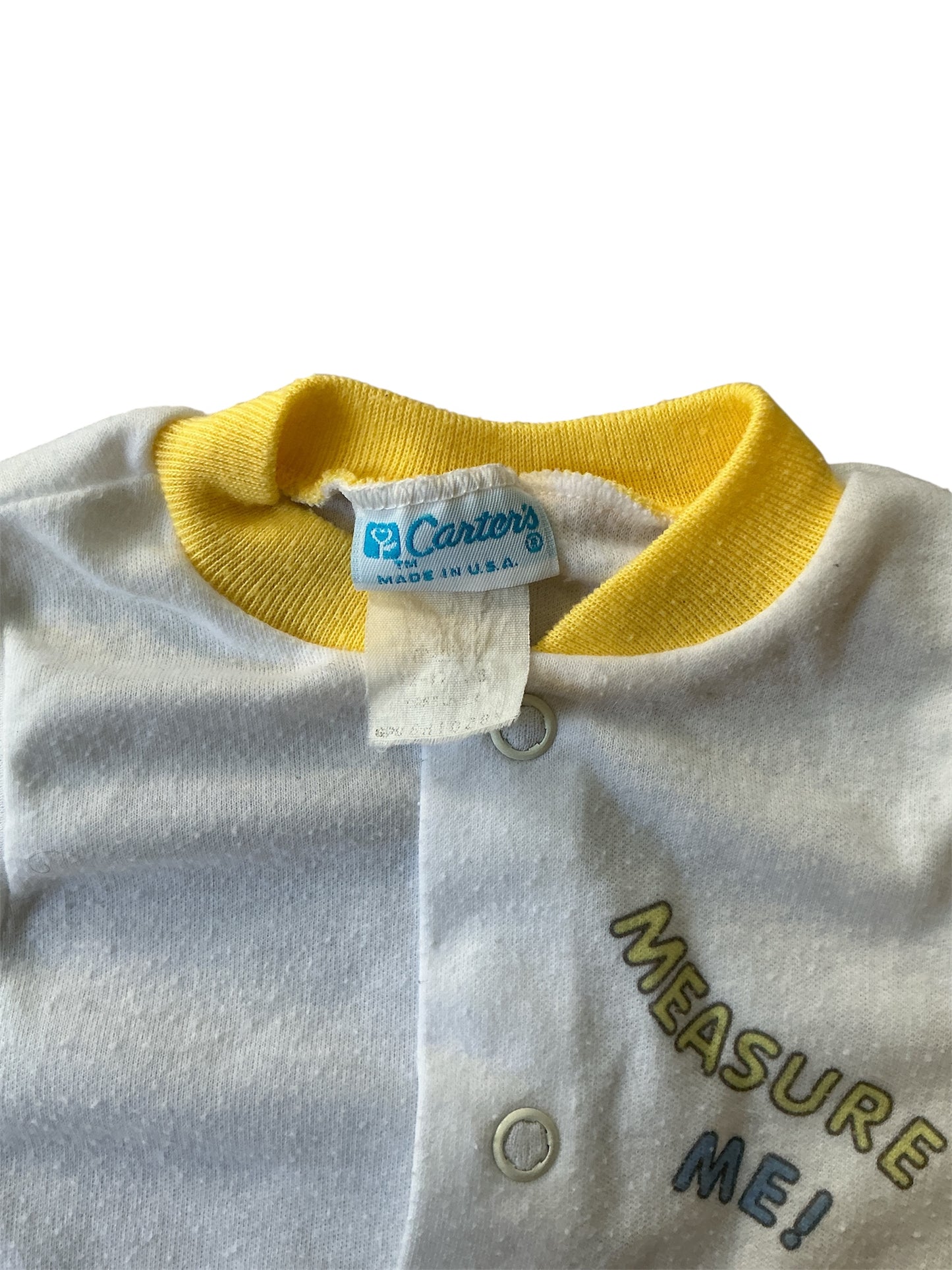 Carter’s Measure Me Onesie