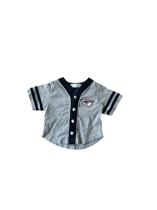 Baseball Jersey Button-Up
