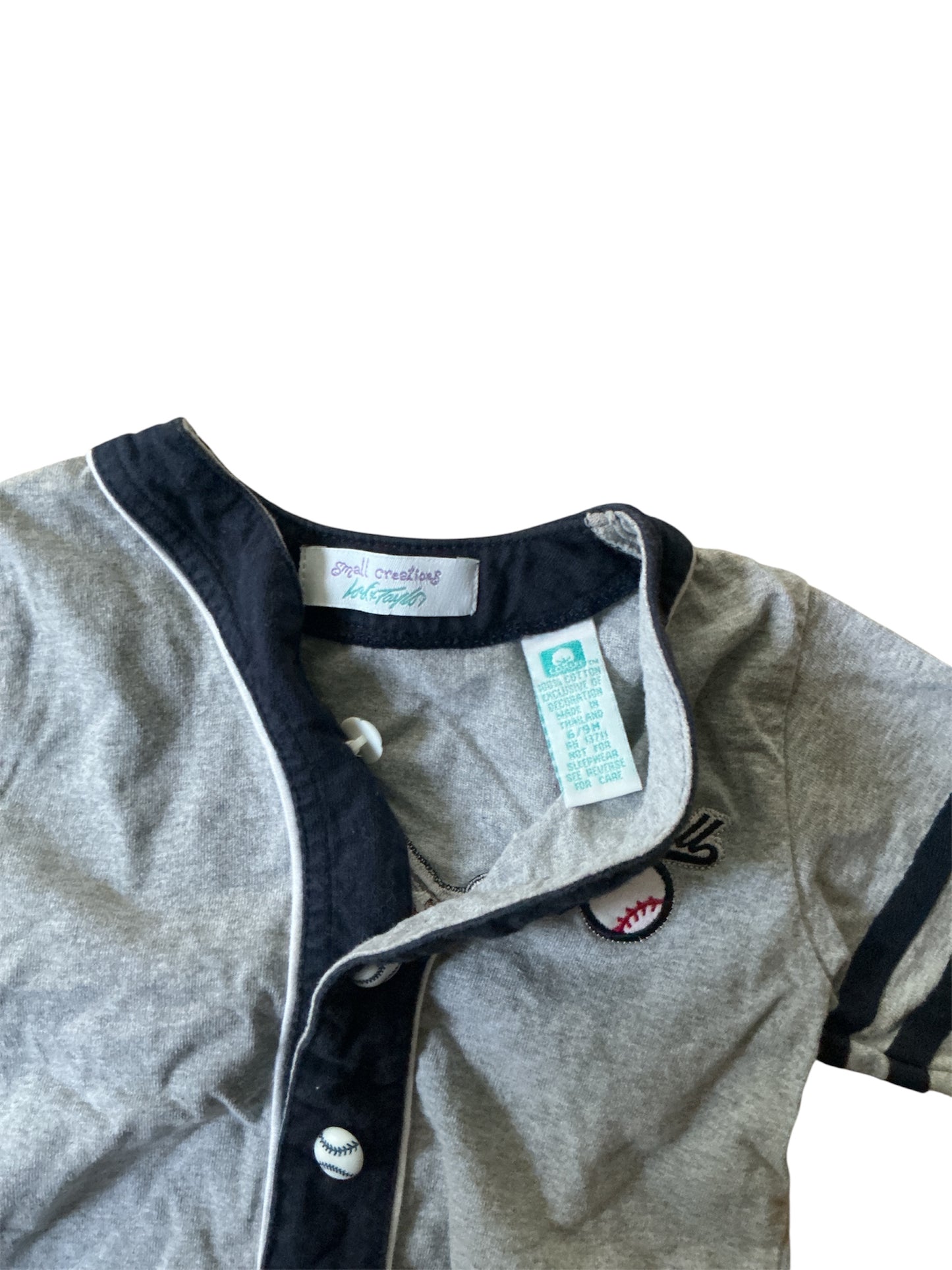 Baseball Jersey Button-Up