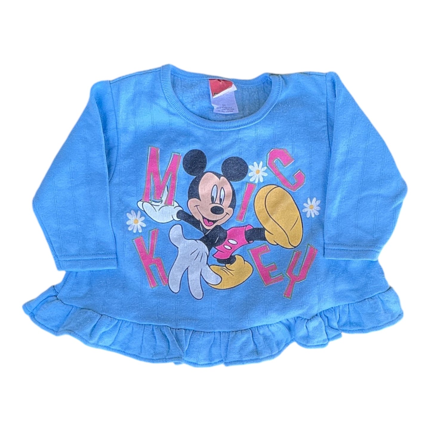 Mickey Mouse Ruffled Long Sleeve
