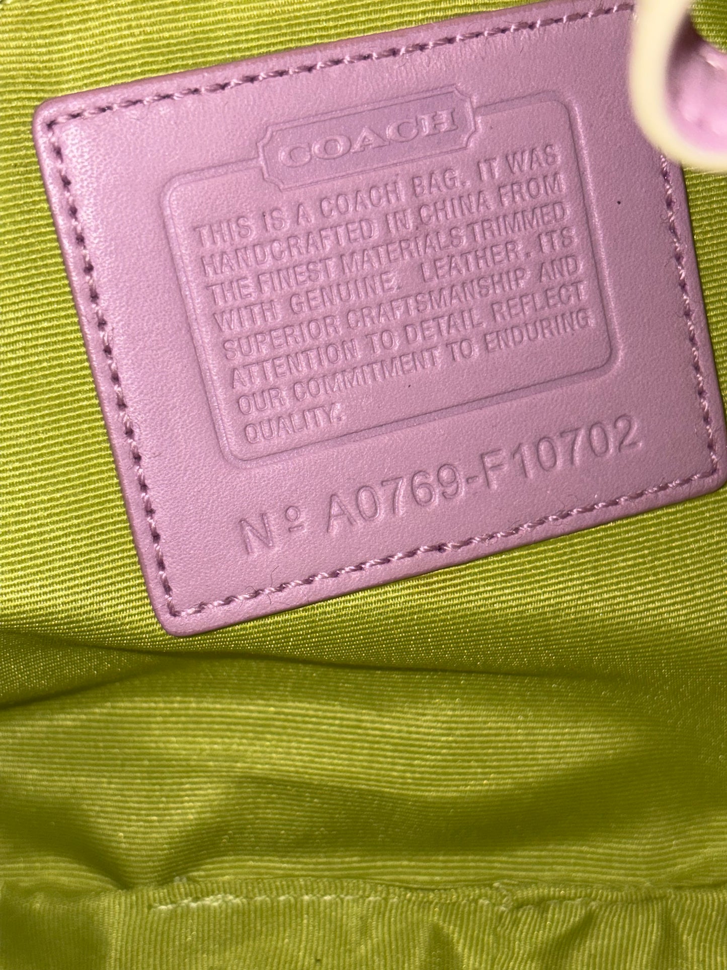 Coach Hamptons Multicolor Striped Hobo