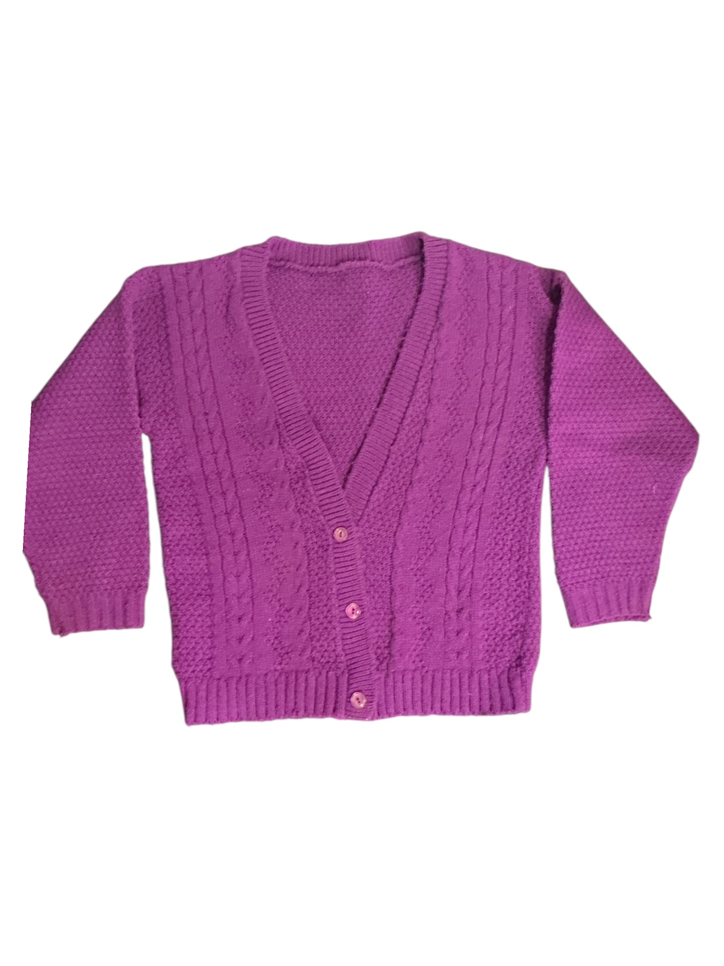 Purple Cardigan