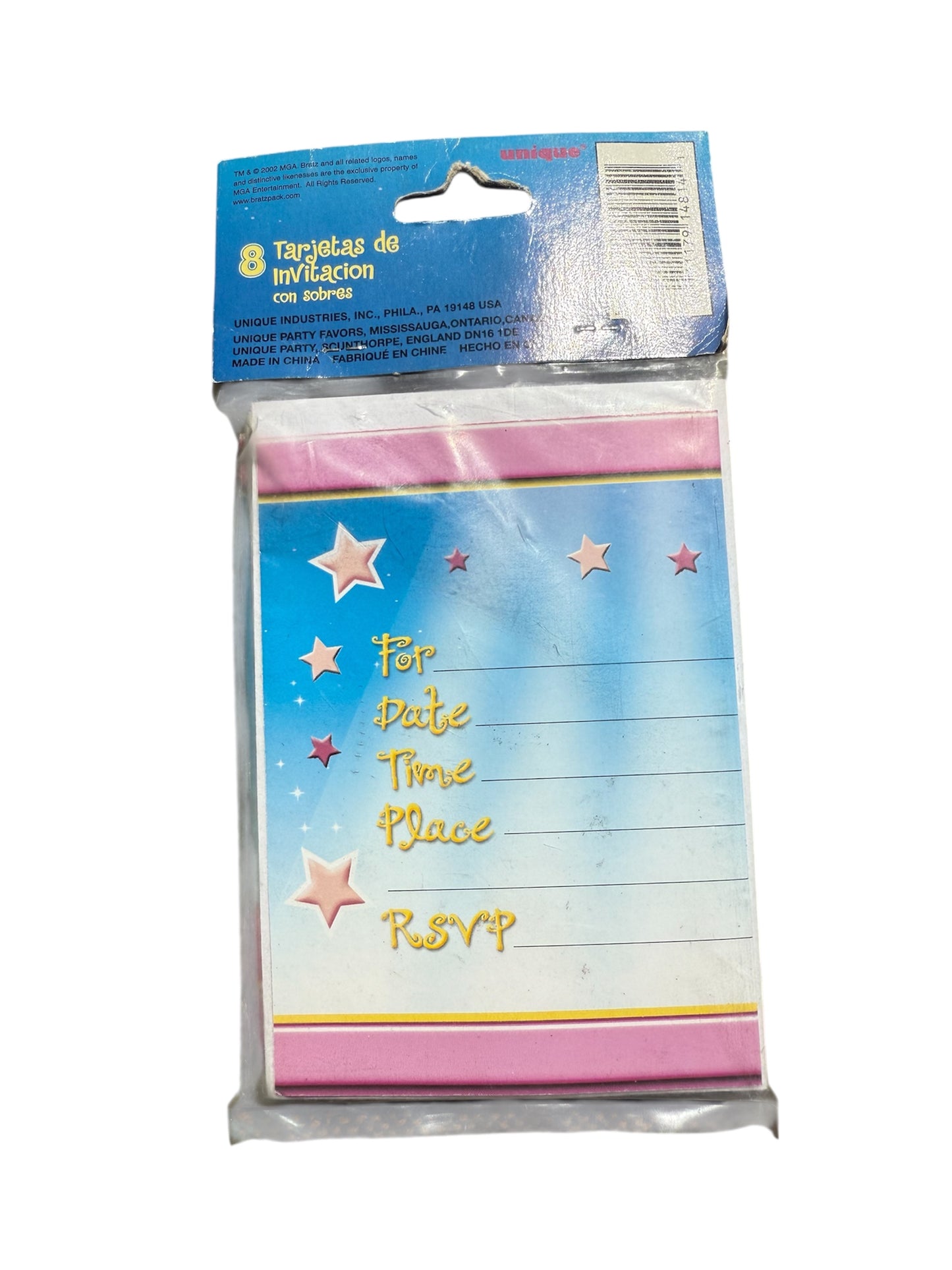 Bratz Party Invitations