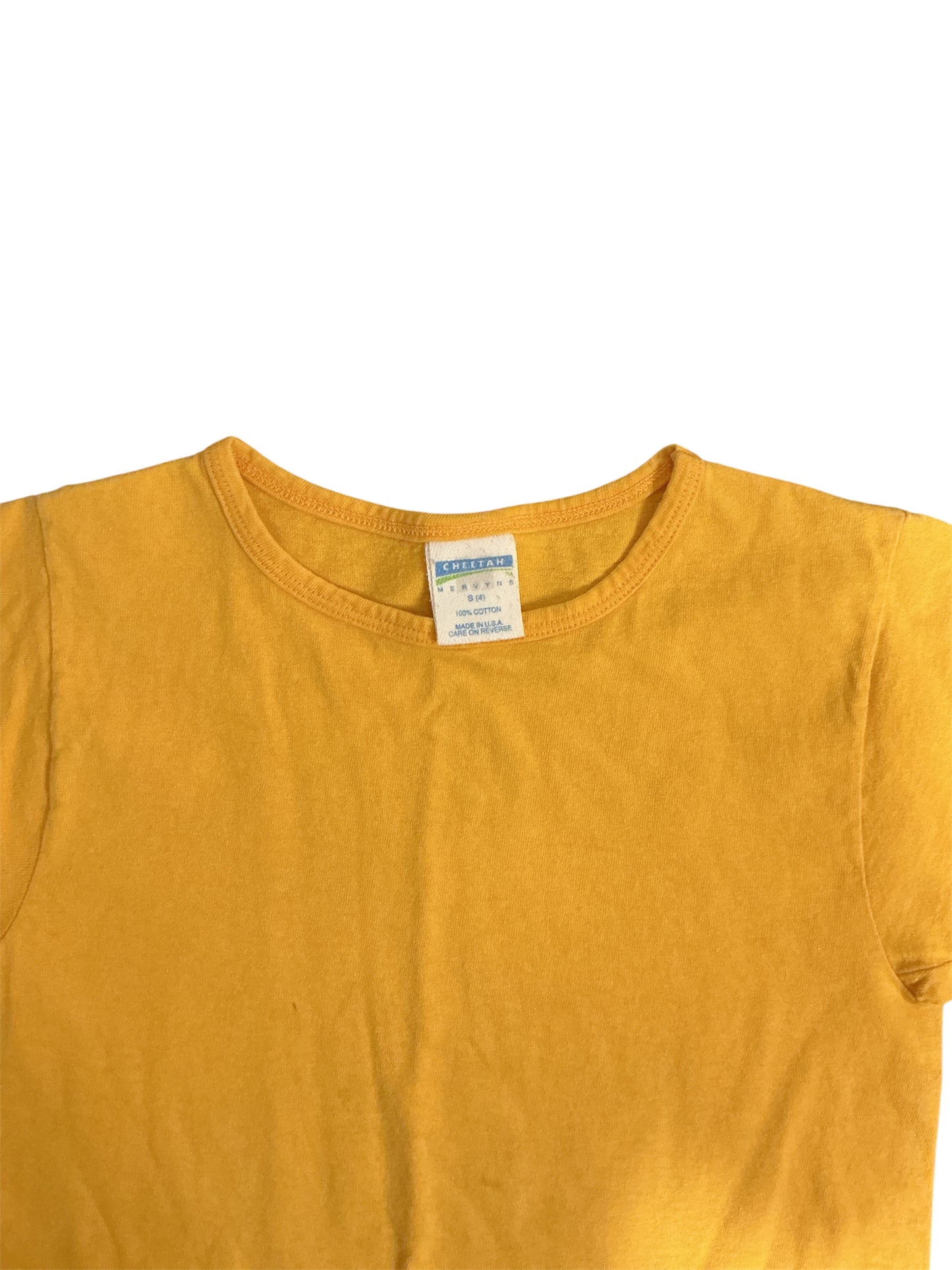 Yellow t-shirt
