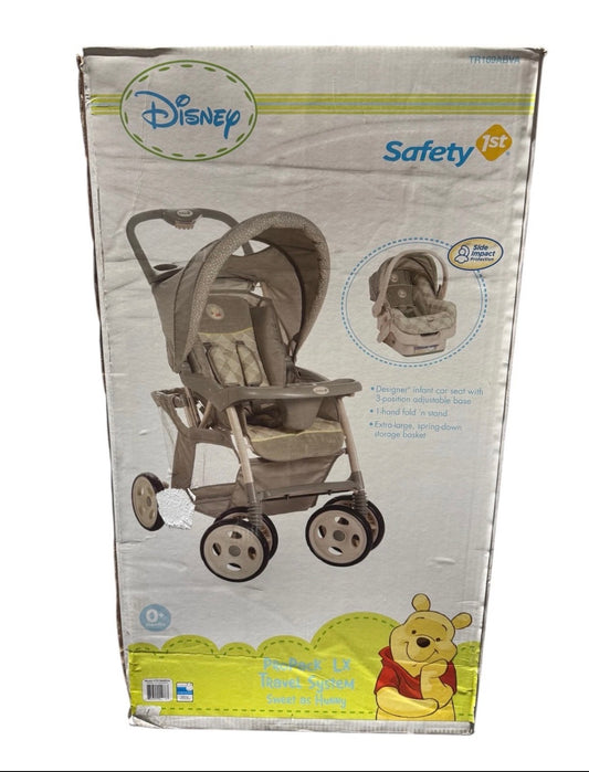 Vintage Safety 1st Pooh Stroller & Car Seat Combo