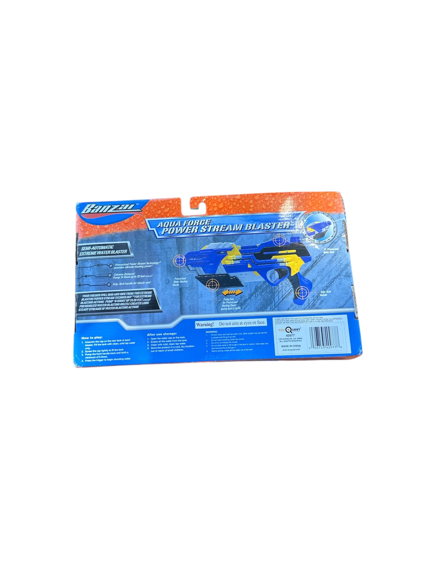 Banzai Water Gun Blaster