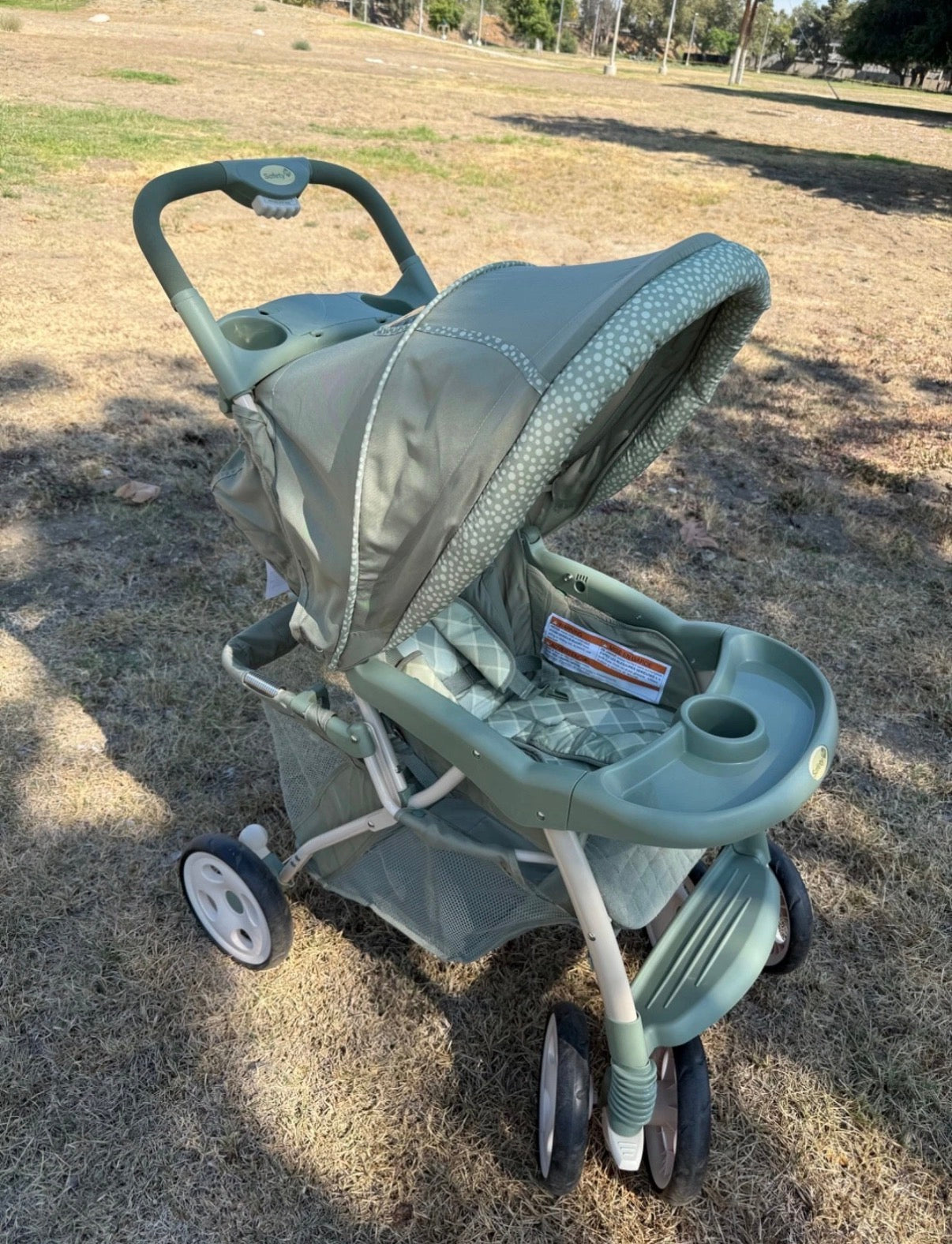 Vintage Safety 1st Pooh Stroller & Car Seat Combo