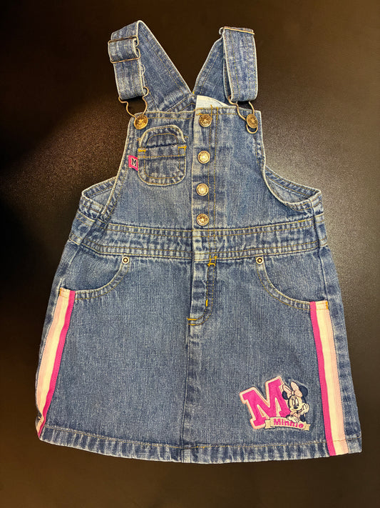 Minnie Mouse Dress Overalls