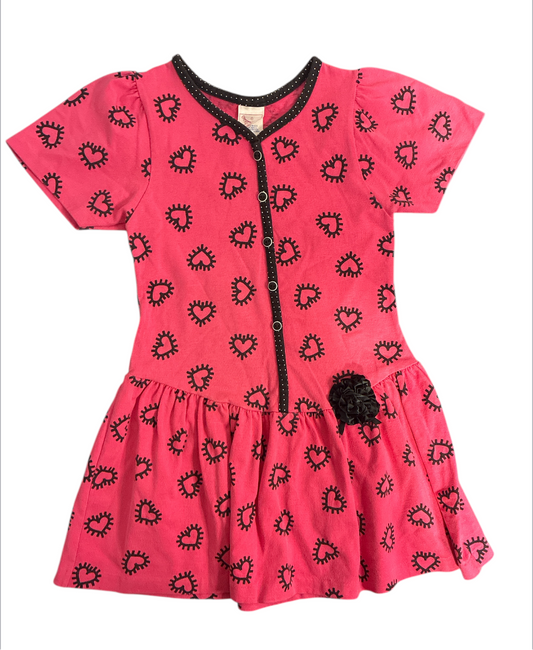 Pink Hearts Dress