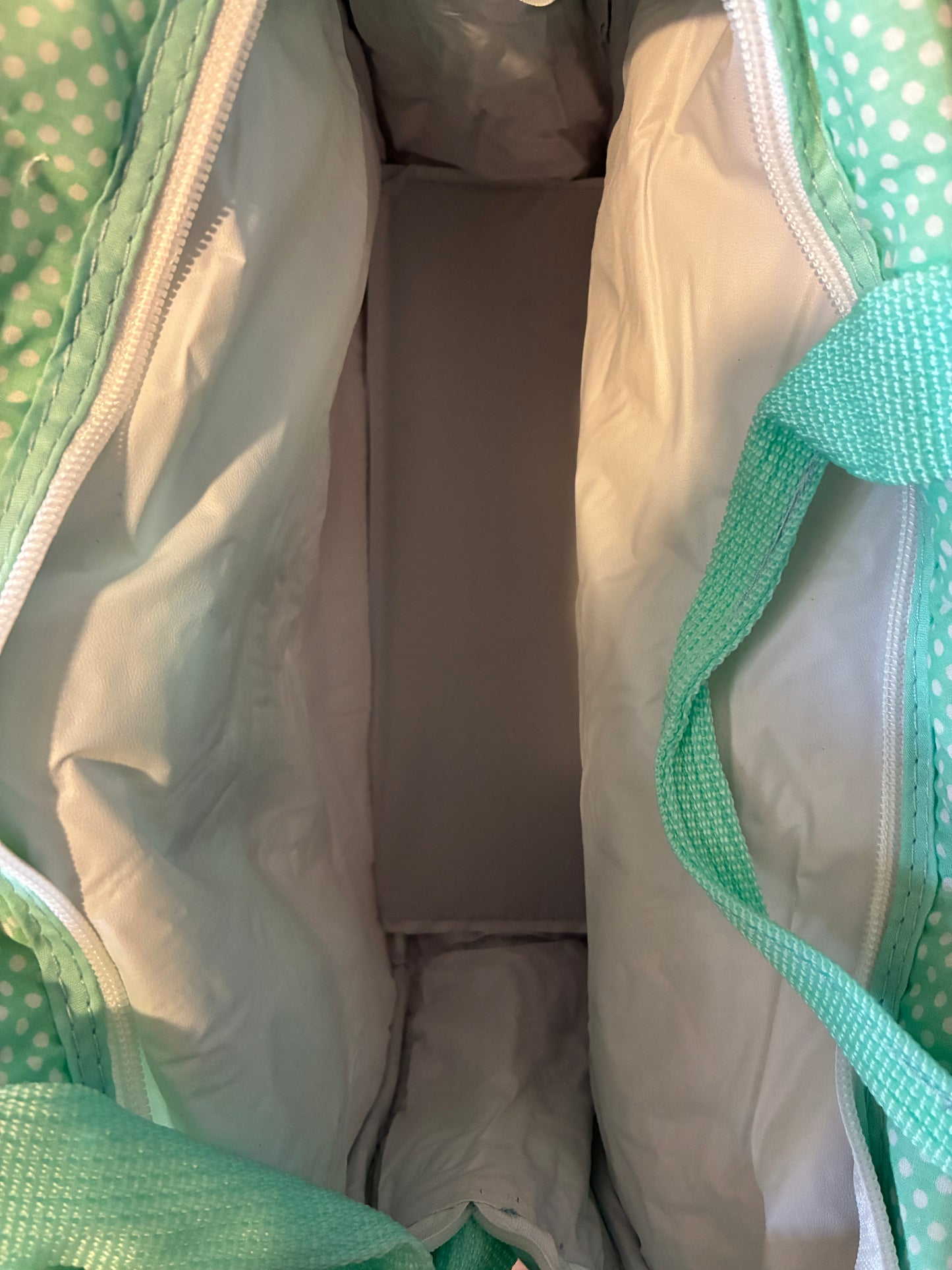 Green Precious Moments Duck Diaper Bag