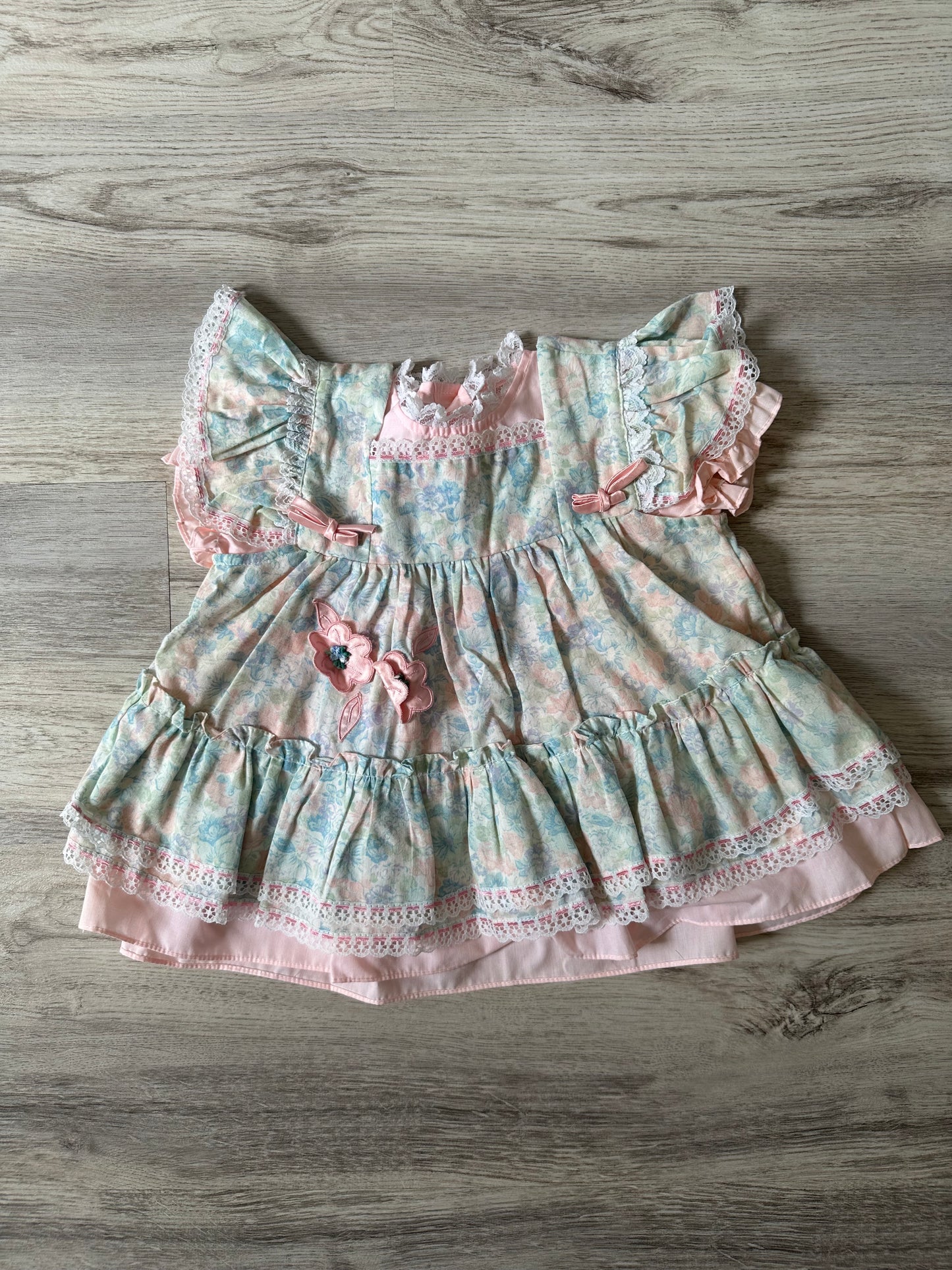 Floral Dress (Pink & Blue)