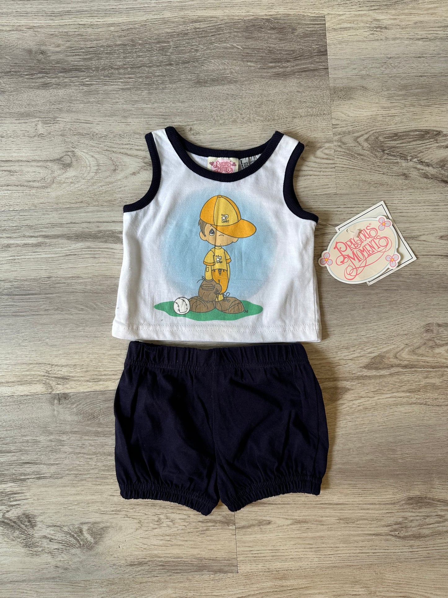 Precious Moments Baseball 2-Piece Set