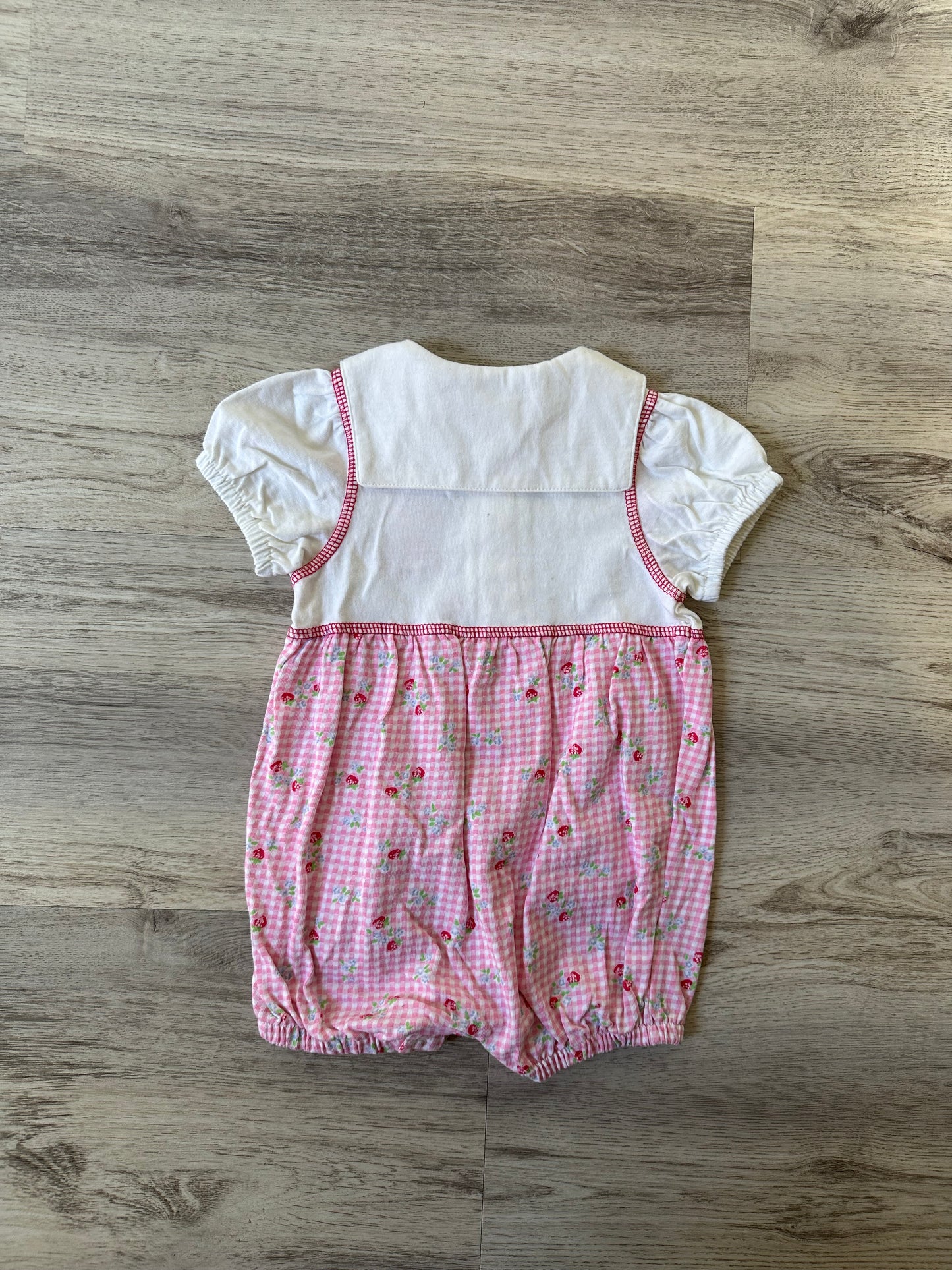 Elmo Loves Strawberries Romper