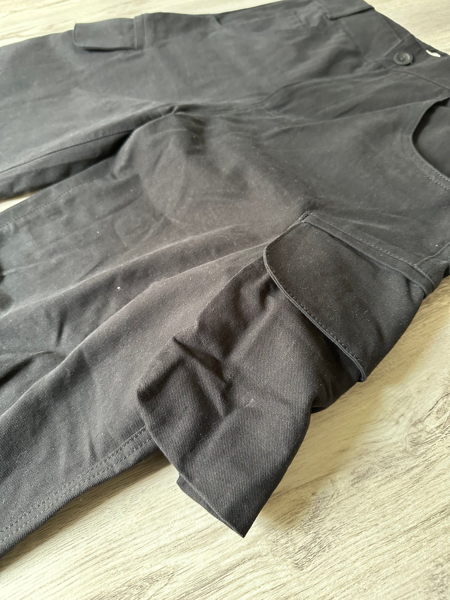 Black Tailor Cargo Pants