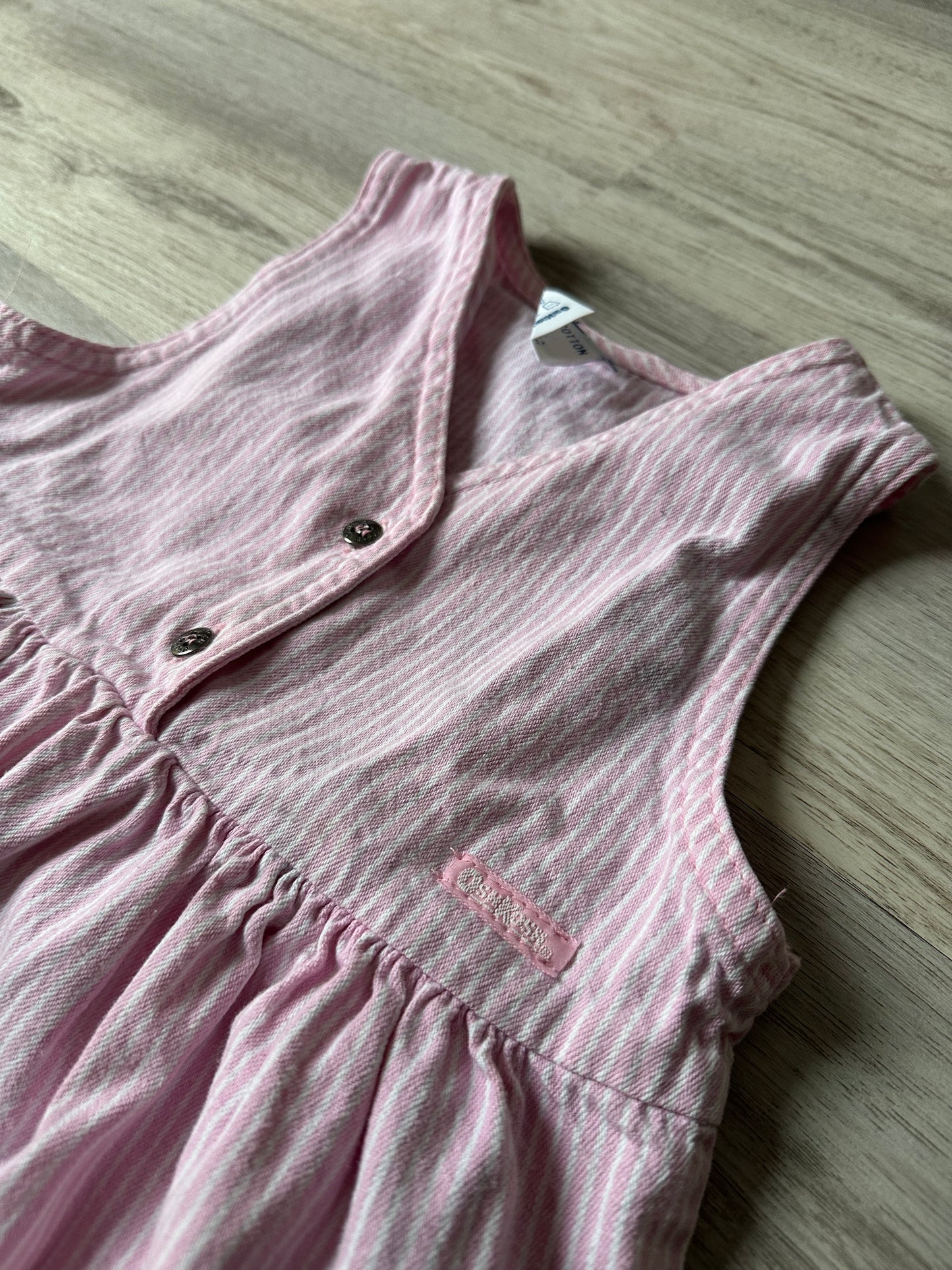 OshKosh Pink Striped Dress