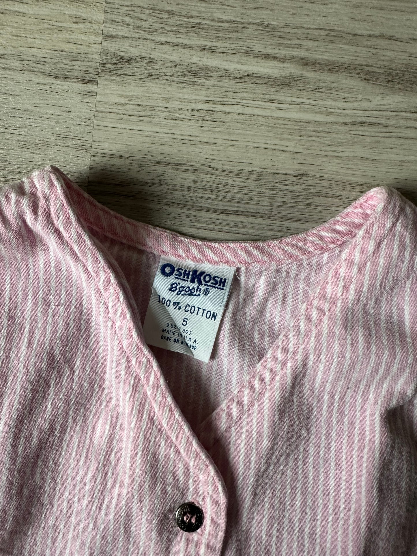 OshKosh Pink Striped Dress