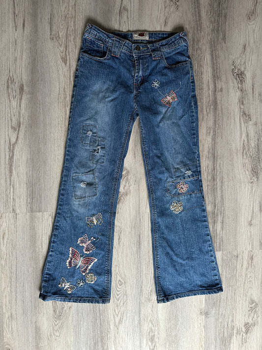 Butterfly Flared Jeans