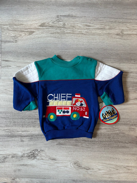 Hush Puppy Firetruck Crewneck