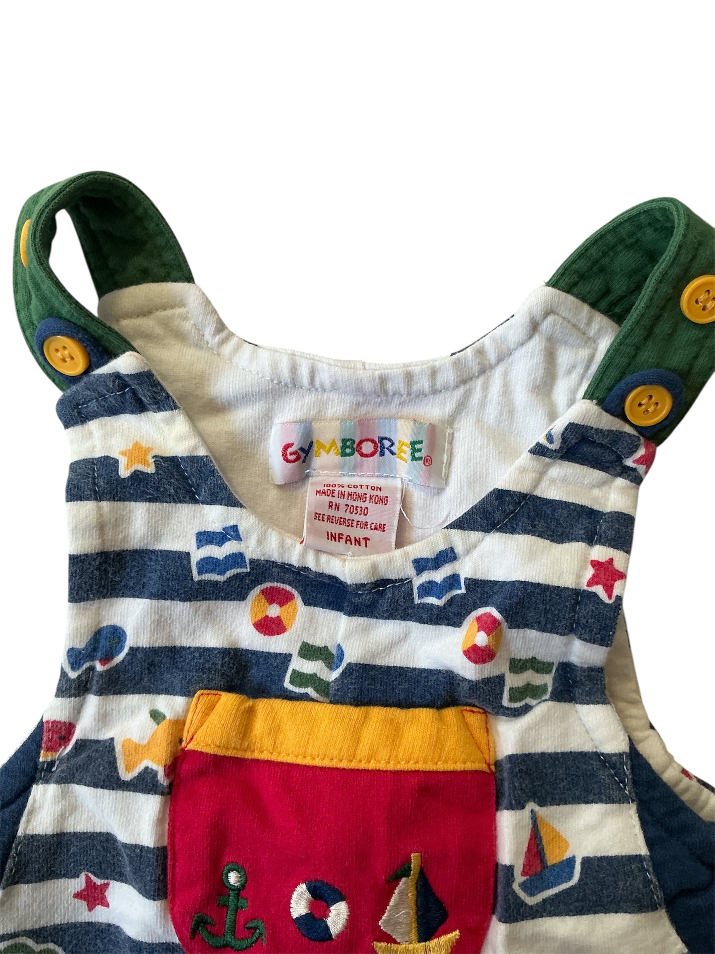 Gymboree SailBoat Overall